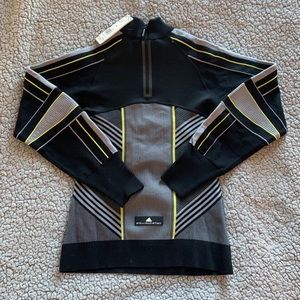 NWT Stella McCartney black running mid layer